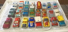 Lot of 24 Matchbox cars 70's thru early 90's