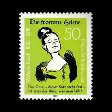 Germany, Scott 1371, Die Fromme Helene, 1982, MNH, 112177