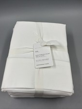 Pottery Barn - 1000 Thread Count Sateen Sheet Set- King- White - New