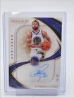 STEPHEN CURRY 2019-20 IMMACULATE SHADOWBOX SIGNATURES WARRIORS AUTO /75 Q6438