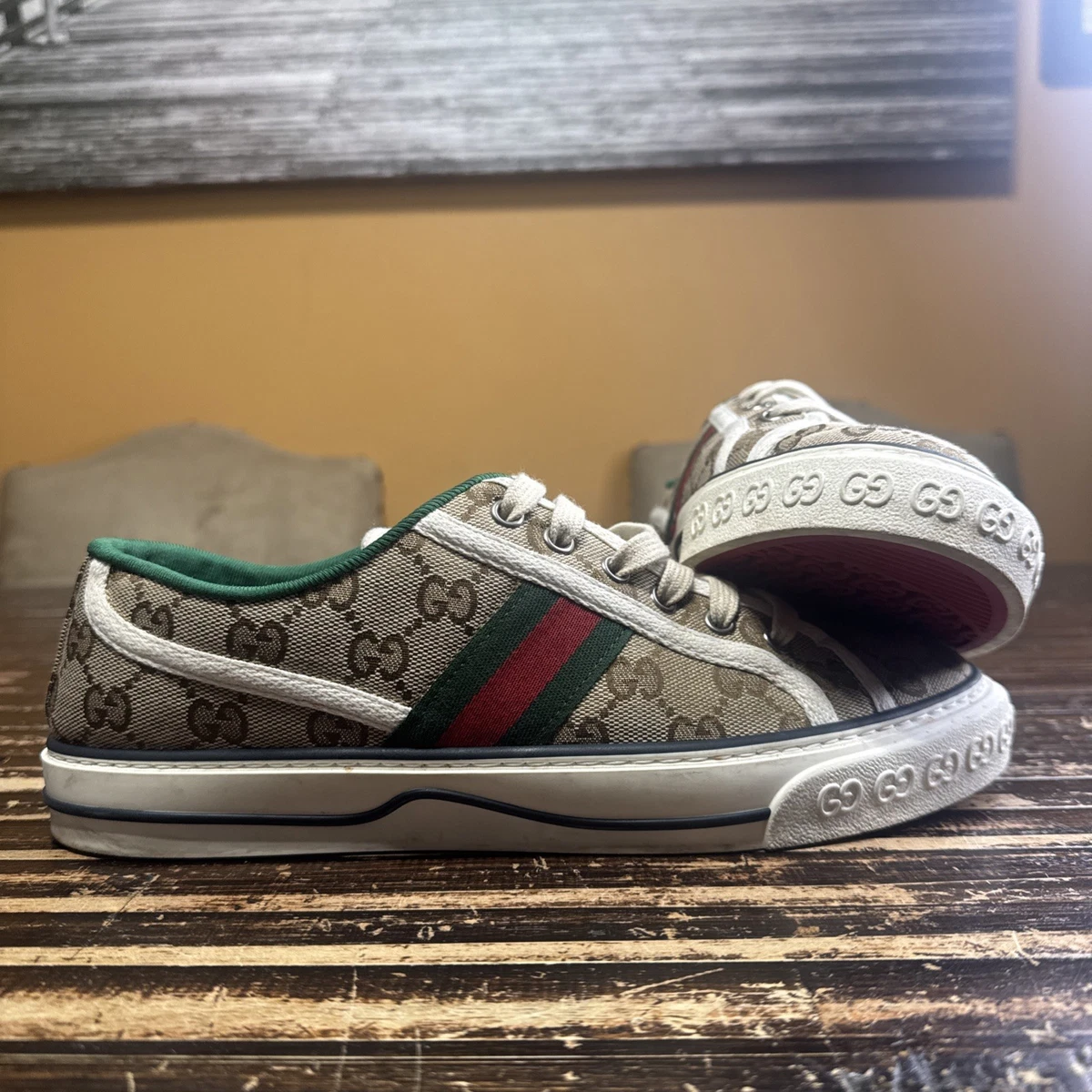 Las mejores ofertas en Gucci Off the Grid Tennis 1977 Black GG | eBay