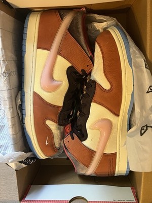 Nike Dunk Mid x Social Status Chocolate Milk Men's Size 14 NEW DJ1173-700