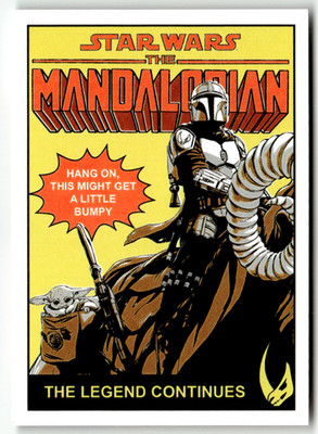 Topps Star Wars The Mandalorian No. CC-2 The Mandalorian Comic Book Artwork
