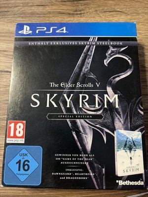 The Elder Scrolls V 5 Skyrim Special Edition Steelbook - Playstation 4 Gut @433