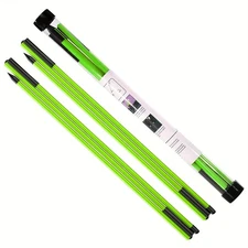 Collapsible Golf Alignment Sticks - Training Aid for Swing & Aim Correction