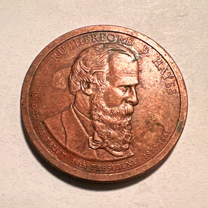 2007-P Rutherford B. Hayes Presidential $1 Coin Philadelphia Business Strike