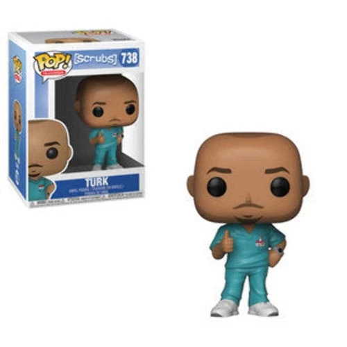 Funko POP! Television: Scrubs - Turk (Damaged Box) #738