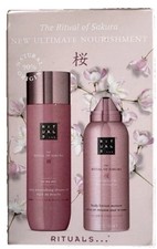 THE RITUALS OF SAKURA: ULTIMATE NOURISHMENT: BODY LOTION MOUSSE/SHOWER OIL SET!!