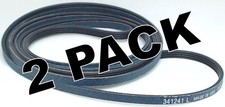2 Pk, Dryer Belt for Whirlpool, Sears, Kenmore, AP2946843, PS346995, 341241
