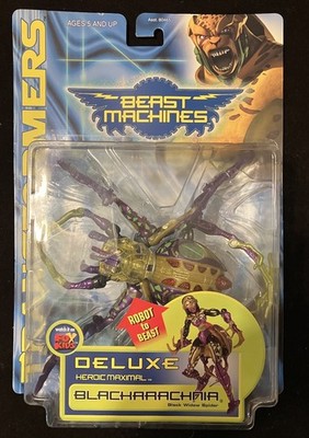 TRANSFORMERS Beast Machines 1998 Deluxe BLACKARACHNIA Maximal MOC