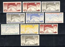 Zeppelin Airmail 1934 Sugar Rocket Mail 10 Marks MNH Postfresh (GA2715