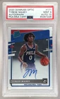 7226 Tyrese Maxey 2020 Panini Donruss Optic #171 Rated Rookie Auto RC PSA 9/10