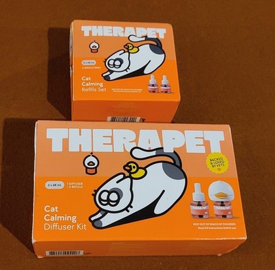 TherapetMD Cat Calming Diffuser Kit  + Refill Set - 1 Diffuser & 4 Refills - NEW