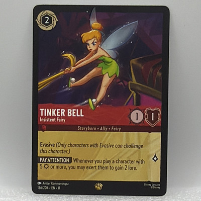 Ravensburger Lorcana Tinker Bell - Insistent Fairy 136/204 Legendary EN