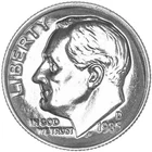 1985 D Roosevelt Dime 10c Coin from Mint Set