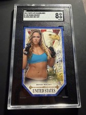 Here's a $10,000 Ronda Rousey Autograph from 2012 Topps Finest You May Never See Again 20