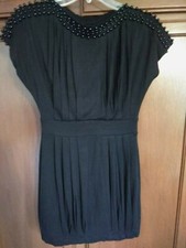 Twelve by Twelve Black Short Dress Party Cocktails Embelished Size XS