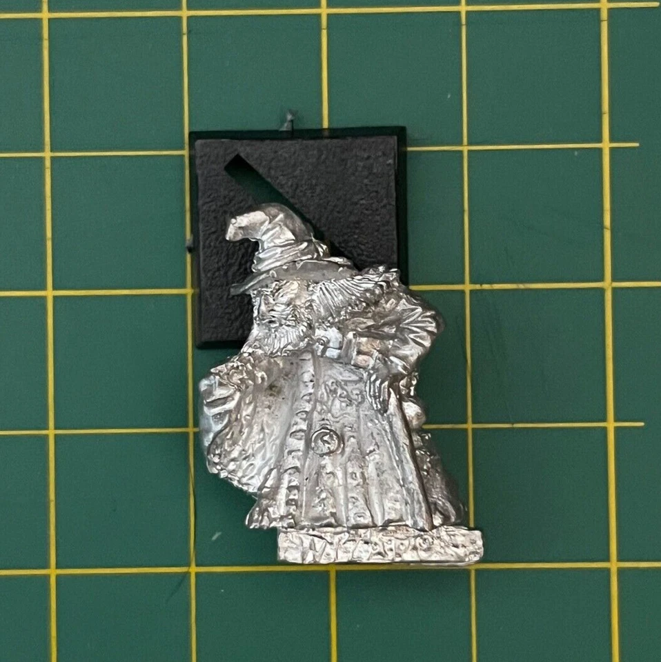 GW Citadel Warhammer Fantasy Oldhammer C02 Wizard: Baygar 1985 Metal Raro Fuera de Stock Foto 4 de 4