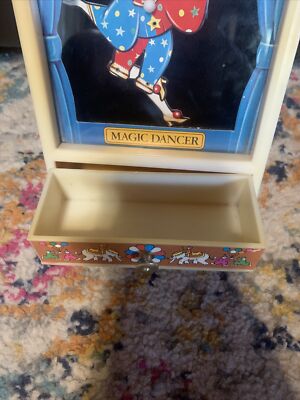 MAGIC DANCER CLOWN MUSICAL BOX FROM 1979*BY OTAGIRI, JAPAN *NOT