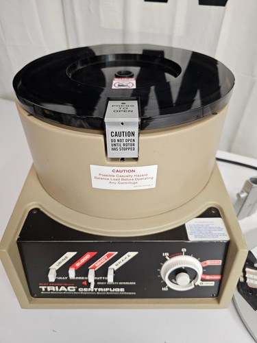 Clay Adams Triac Centrifuge Blood separation, micro-hematocrits, urine sediment, - Picture 2 of 8