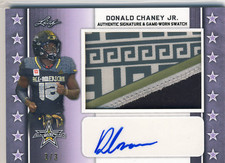 DONALD CHANEY JR 2020 Leaf Metal All American Bowl PATCH /3 AUTO CHARLOTTE