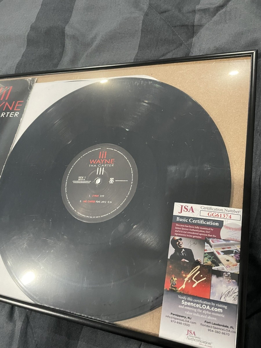 RARE~LIL WAYNE AUTOGRAPH VINYL ALBUM~THA CARTER 3! 1 BILLION