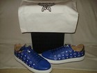 100% AUTHENTIC NEW MEN MCM BLUE VISETOS LOGO GROUP LOW TOP SNEAKERS EU 44/US 11 — photo 6