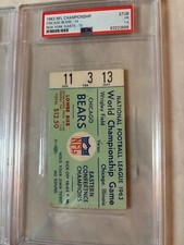 Lot of (12) baseball/football ticket stubs - college and pro (psa)