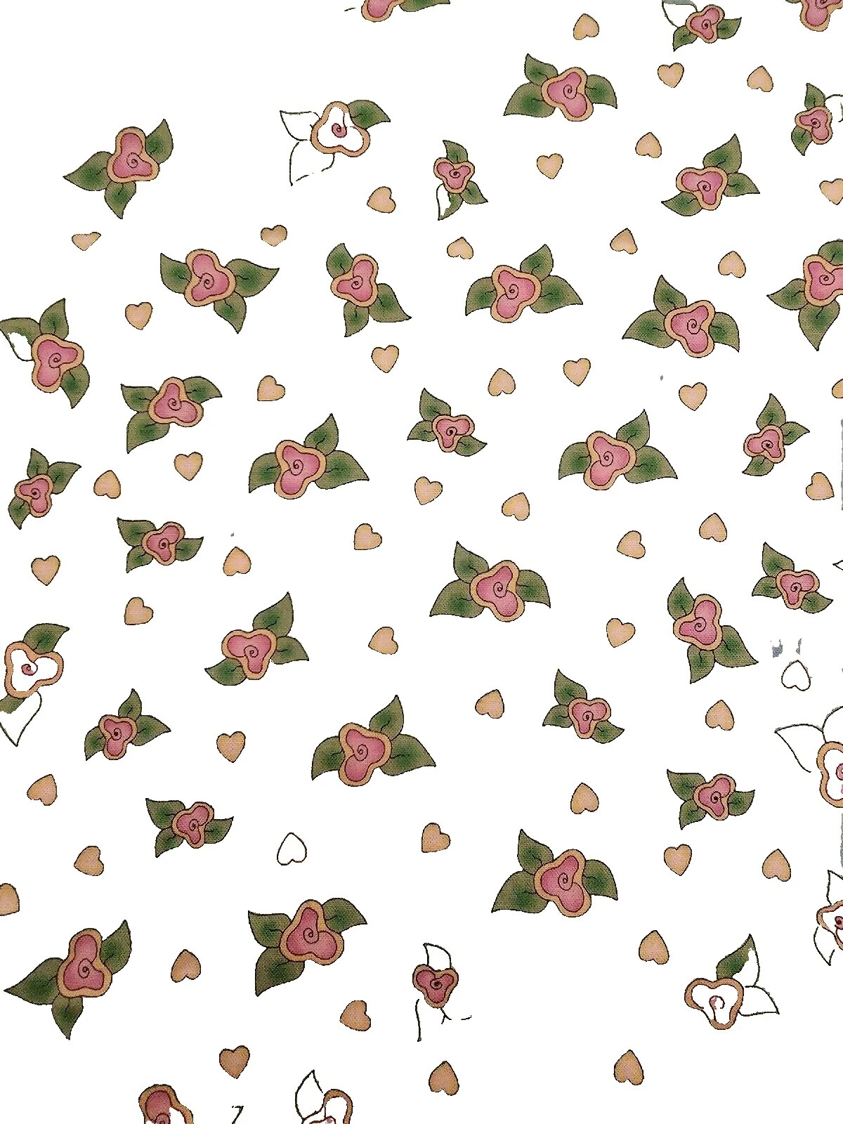 Cotton Flowers & Plants Apparel-Dress Clothing Craft Fabrics
