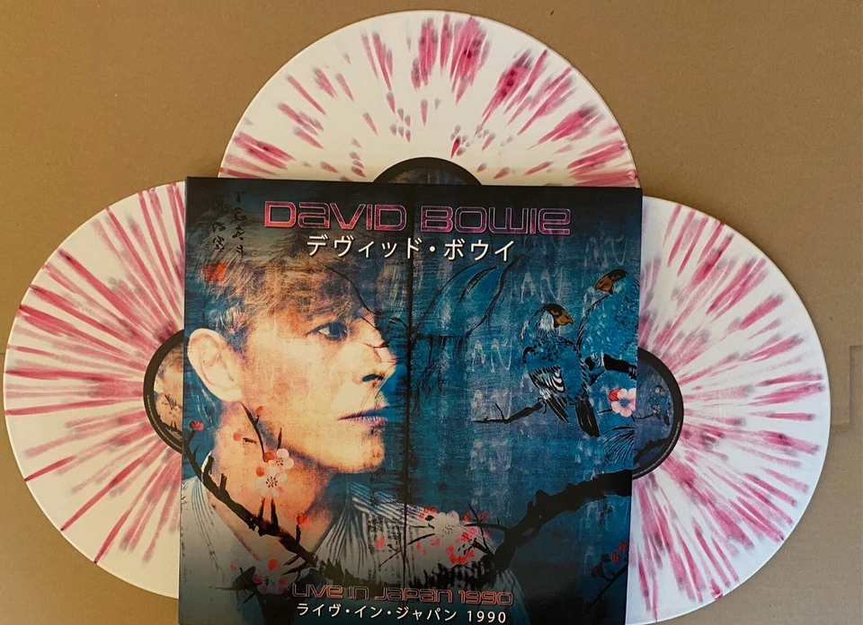David bowie. live in Japan limited 3 lp spatter disc