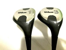 Wilson Patty Berg Cup Defender Golf Club Woods 1 3 RH Steel