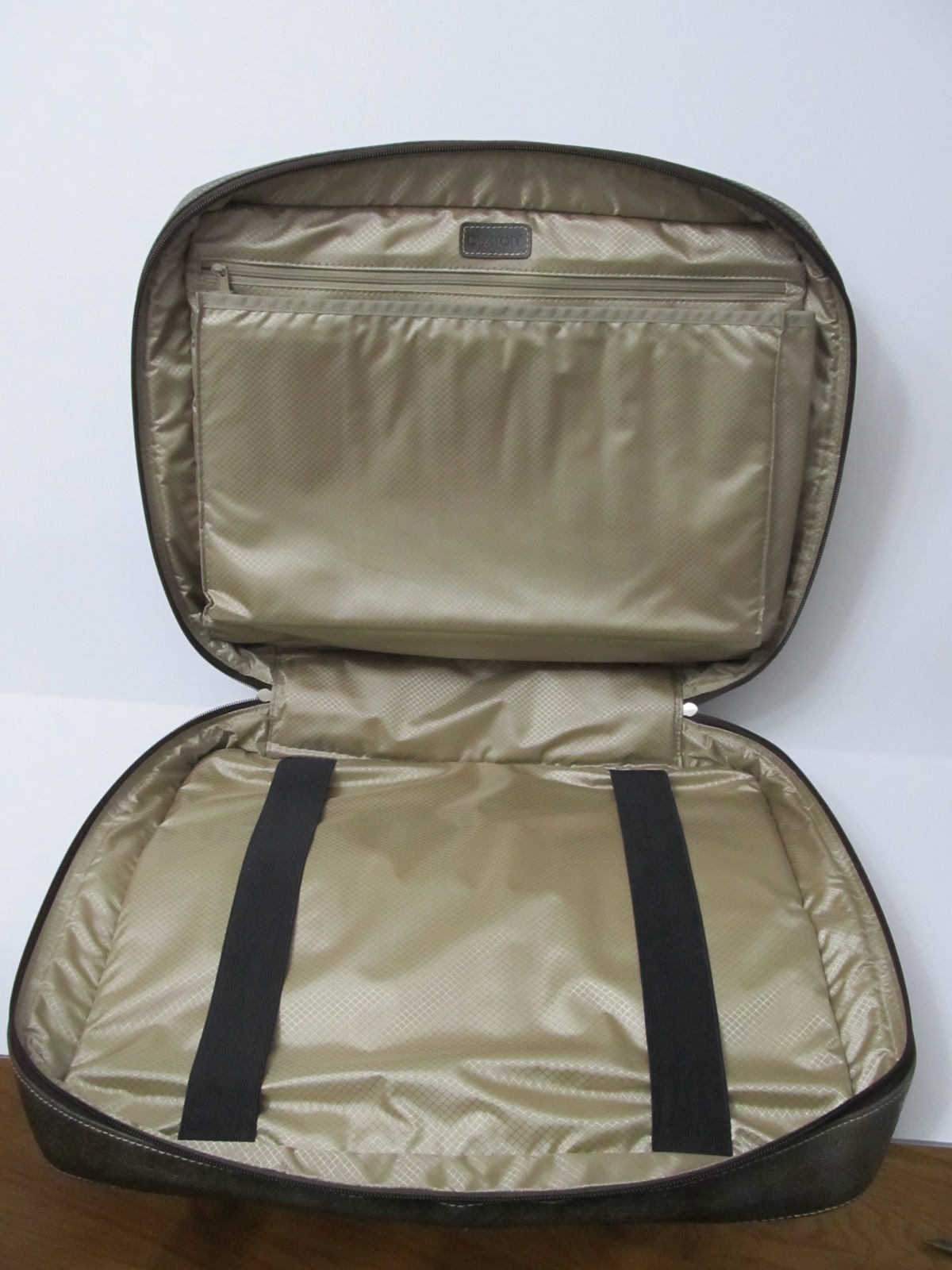 Buxton 16” Briefcase Handbag Tote Faux Tooled Leather Brown Teal eBay