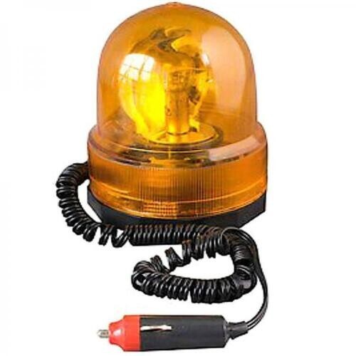 LAMPEGGIANTE SEGNALATORE EMERGENZA ROTANTE CALAMITAT MAGNETICO AUTO TRATTORE 12V - Foto 3 di 8