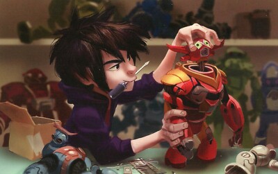 Big Hero 6, 2014, Visual Development by Paul Felix --POSTCARD | eBay