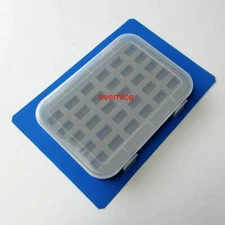 Clear Plastic Storage Box For 30 Pieces L Size Sewing Machine Bobbins Spools