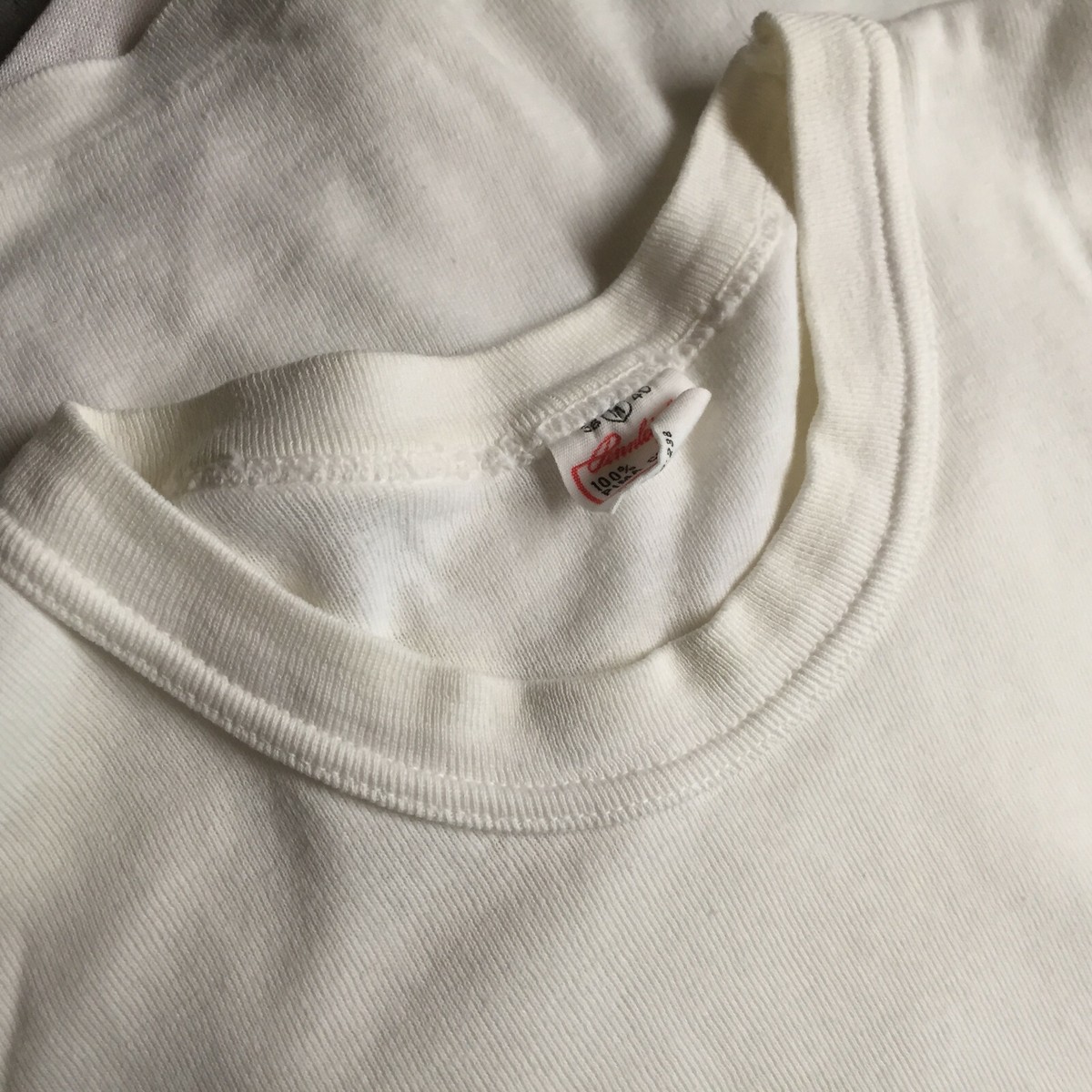 Vintage 50s 60s Pennleigh Ribbed Pima Cotton Blank Plain Vintage 50s 60s Pennleigh Ribbed Pima Cotton Blank Plain