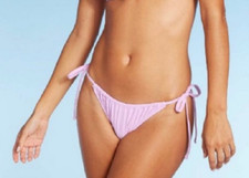NEW Xhilaration Juniors' Bikini Bottom Lavender Size XL 12-14 