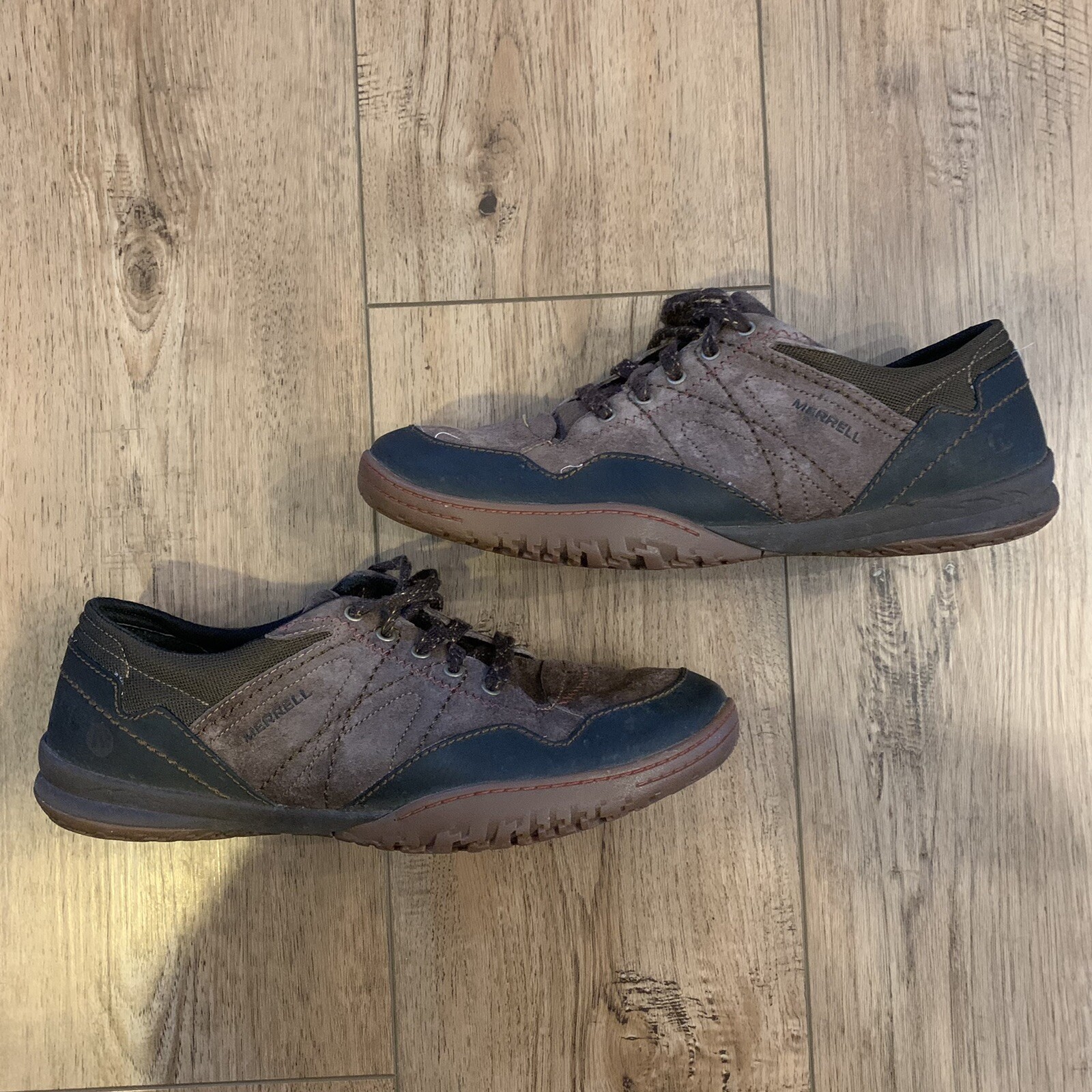 Scarpe da donna Merrell Albany stringate trail walking escursionismo sneakers marroni taglia 10