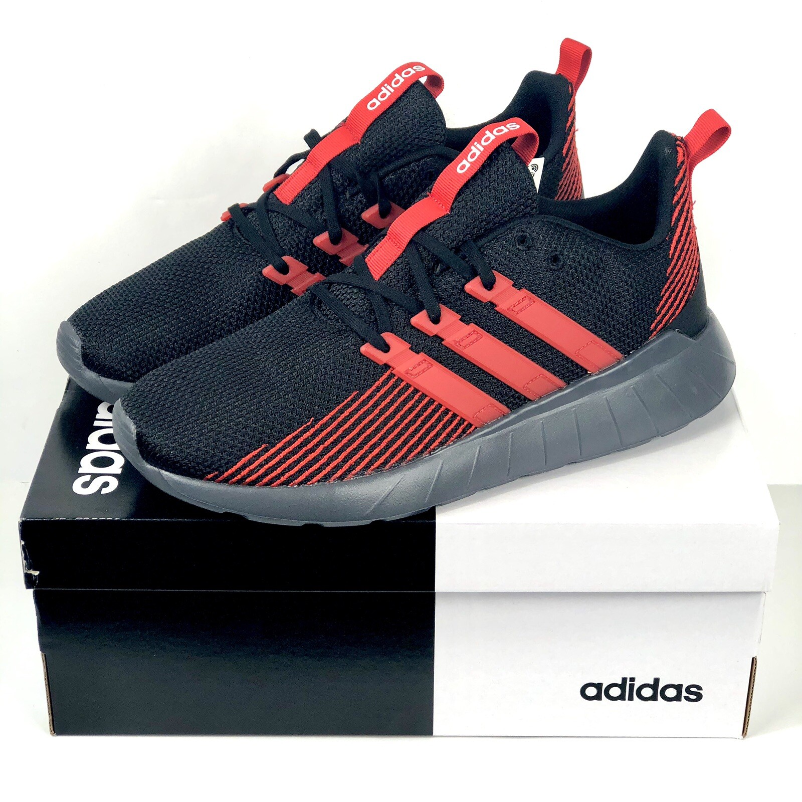 adidas questar flow black red