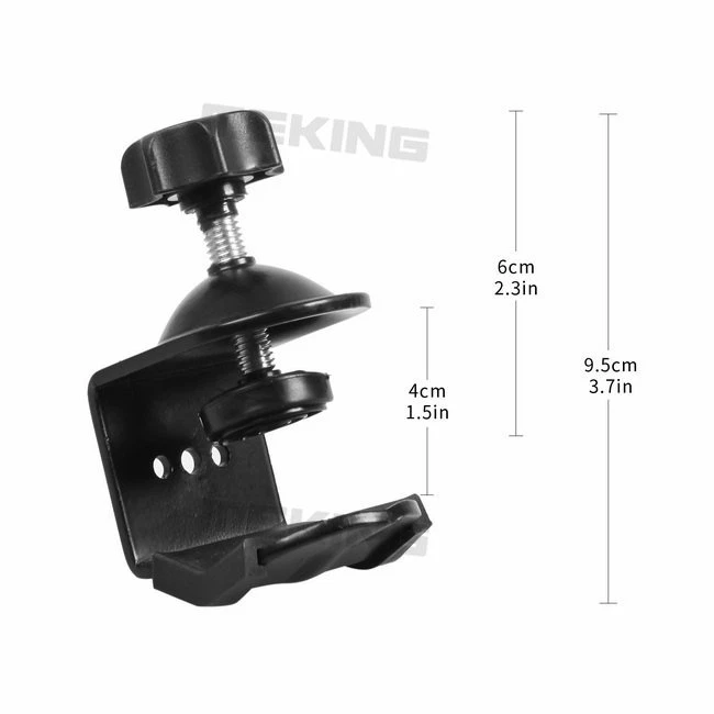 Soporte de abrazadera universal en C soporte de montaje de escritorio para soporte de luz soporte de pluma Foto 2 de 4