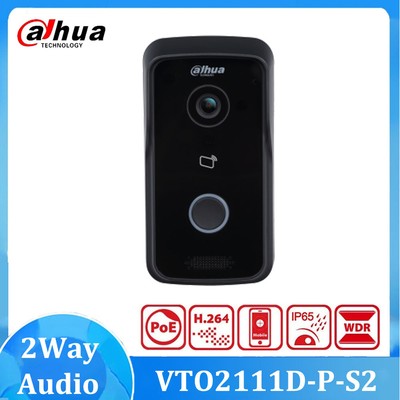 Dahua VTO2111D-P-S2 Doorbell IP Villa Door Station Video Intercom PoE 2-Way Talk