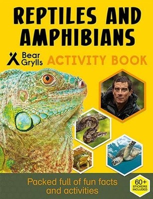 Bear Grylls Aufkleber Aktivität: Reptilien & Amphibien, Taschenbuch von Grylls, Bea...