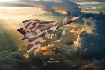 Avro Vulcan letzter Flug 2015 Leinwandbilder verschiedene Größen kostenlose Lieferung 
