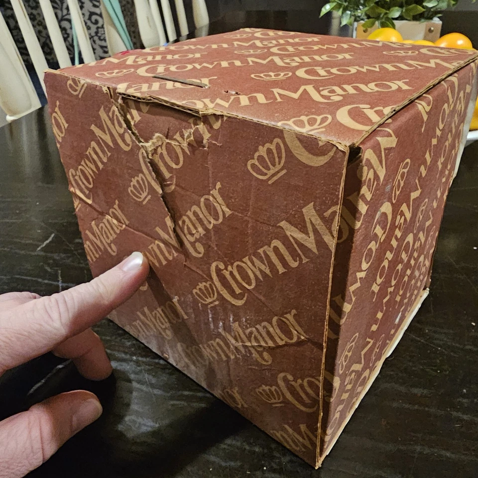 Crown Manor Juego De 4 Copas Ámbar Siete Onzas Vasos Nuevo Nuevo De Colección Foto 4 de 4