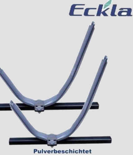 Eckla Kanuhalterung Ovalbügel flach Kajakträger Kajaktransport Kajak Kanu - Bild 1 von 2