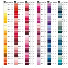 Rico Design Sticktwist 6 fädig, 2-fach gezwirnt, 8 m Stickgarn, 100% Baumwolle 