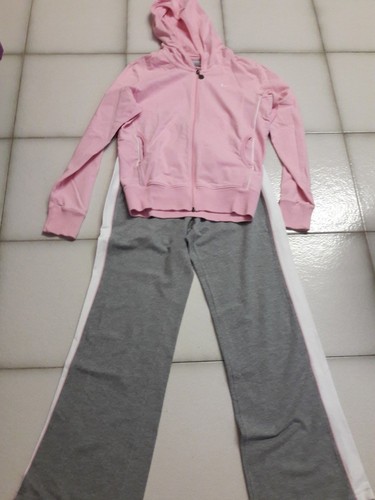 Tuta Nike rosa grigio bianco felpa con cappuccio pantaloni XL 178 cm | eBay