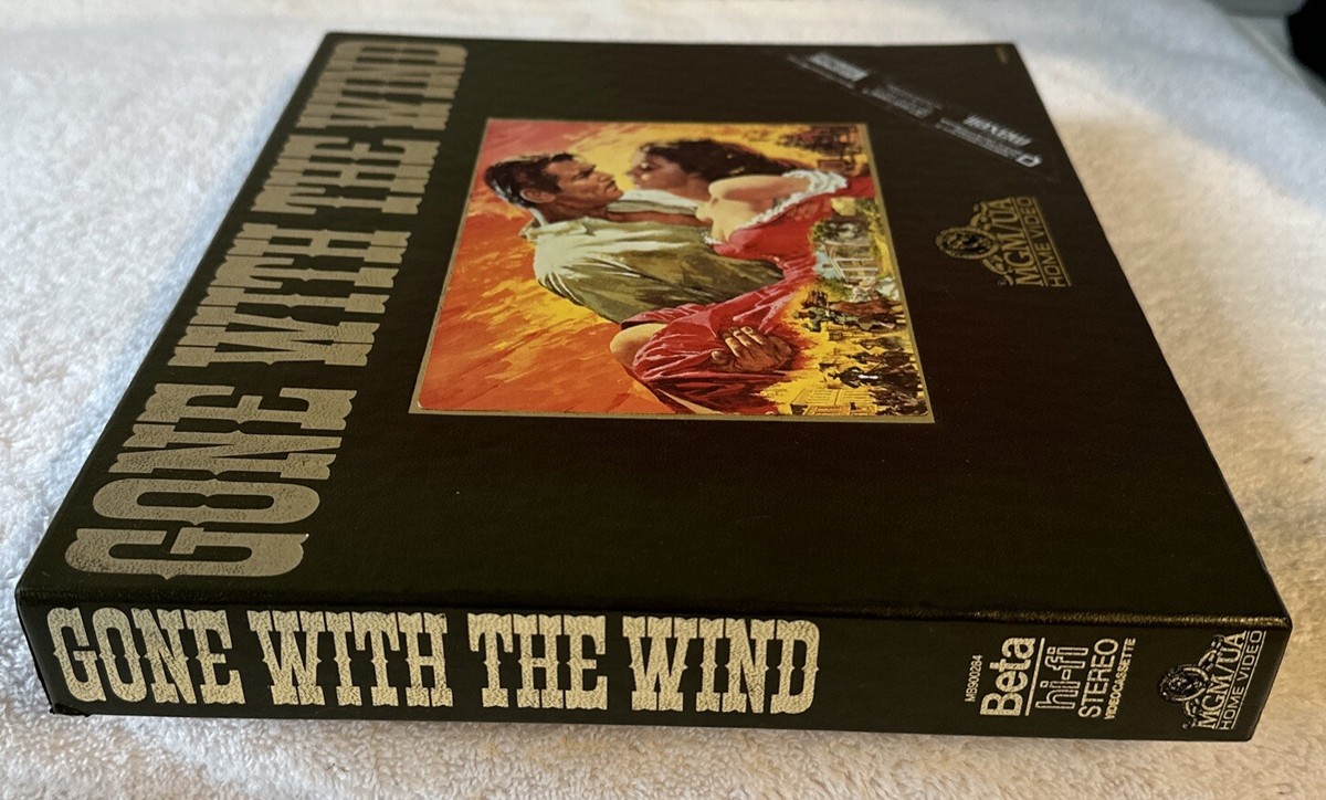 MGM/UA Home Video GONE WITH THE WIND Beta HI-FI Videophonic