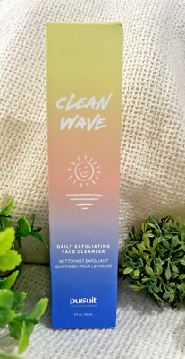 Pursuit Clean Wave Daily Exfoliating Face Cleanser 3 fl oz   NEW