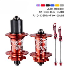 MTB Hub 32 Holes 8/9/10/11Speed Disc Brake 6 Pawls 108 Clicks XD HG Bicycle Hub